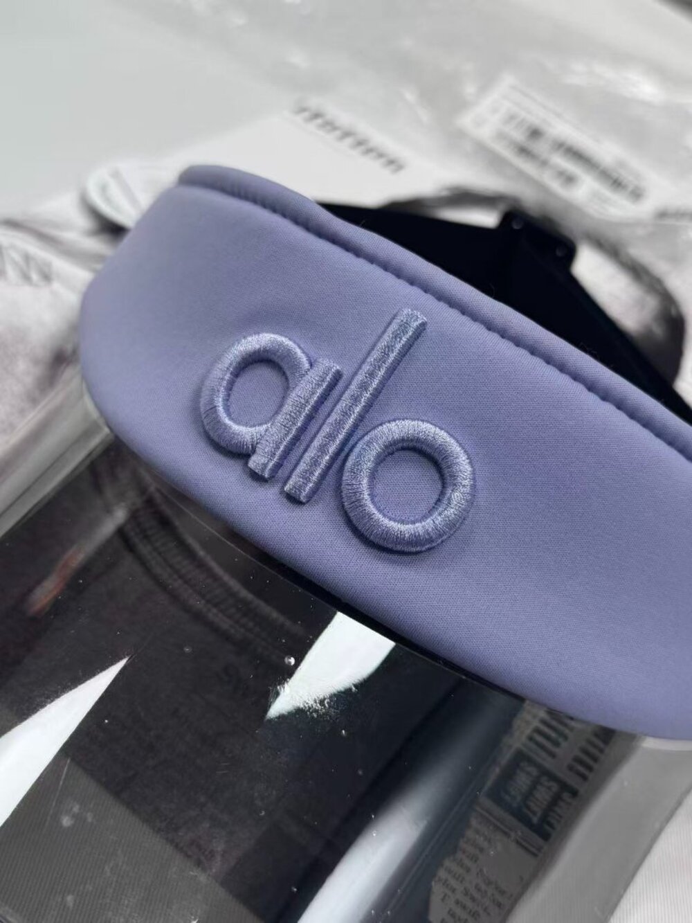 NWT ALO Yoga Airlift Solar Visor Lilac Blue Tennis Golf Cap 💜Adjustable Sun hat - Picture 2 of 5